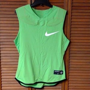 Men's Nike Padded Sports Undershirt Neon Green Large